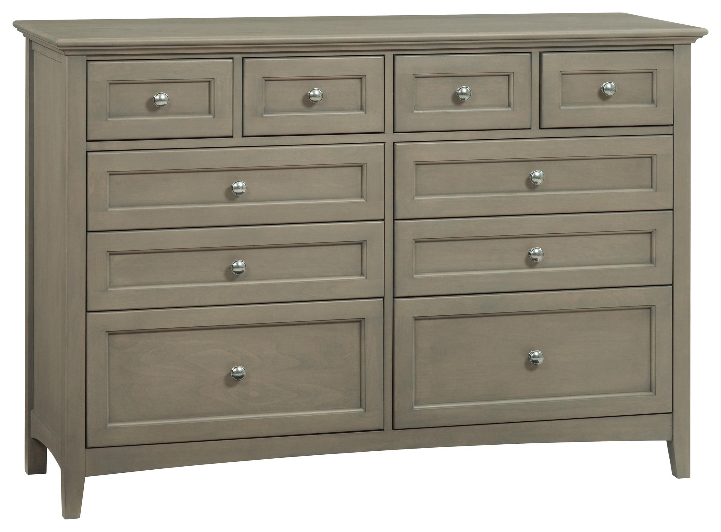 Whittier Wood McKenzie Dresser with Ten Drawers Crowley Furniture